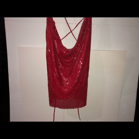 COPY - NWOT Vintage Lightweight Chain-linked Dancers Top - Picture 4 of 8